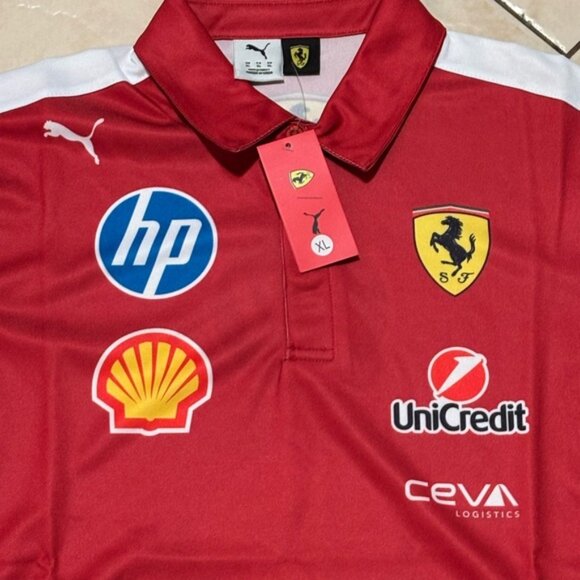 Formula 1 Jersey Ferrari Pirelli , Unisex - Picture 3 of 14